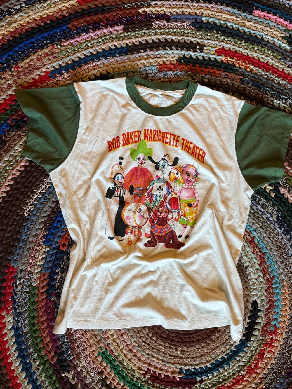 Big Bud Press Bob Baker
Marionette Theater tee, Large NEW